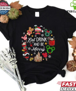 Eat Drink And Be Merry Xmas T Shirt