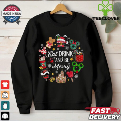 Eat Drink And Be Merry Xmas T Shirt