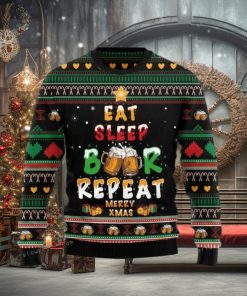 Eat Sleep Beer Ugly Sweater