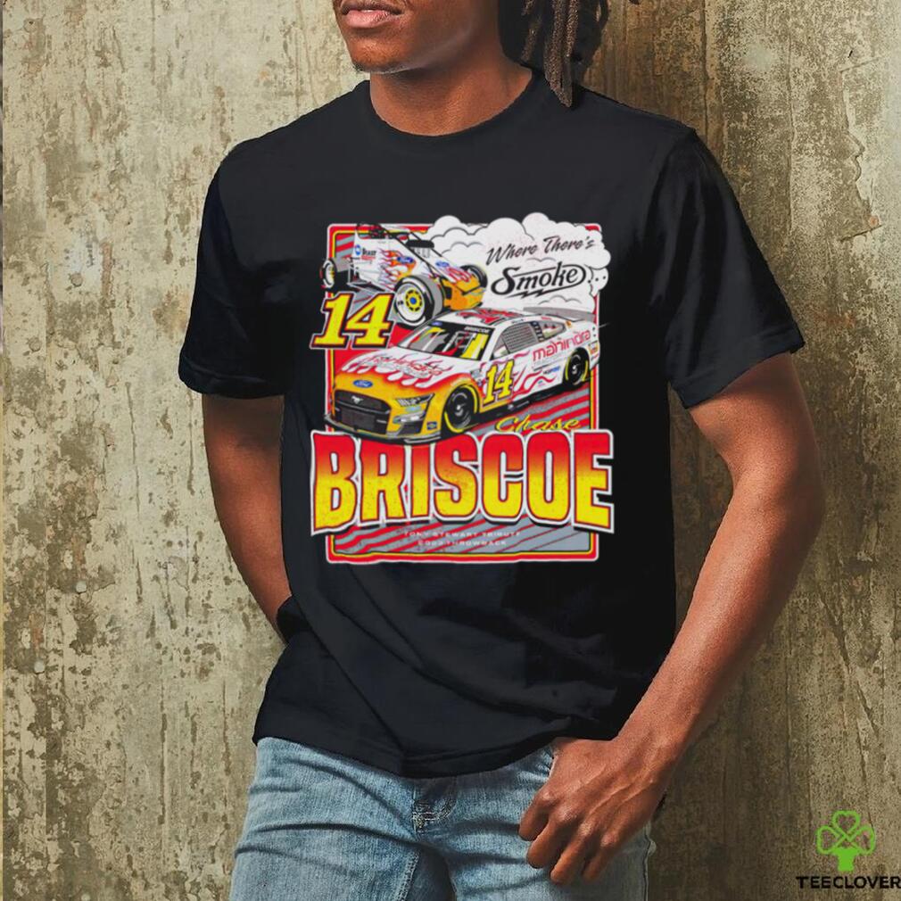Chase Briscoe where there’s smoke Tony Stewart tribute 2023 shirt Chase Briscoe where there’s smoke Tony Stewart tribute 2023 shirt