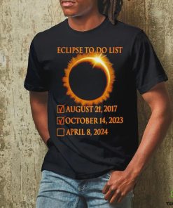 Eclipse to do list 2017 2023 hoodie, sweater, longsleeve, shirt v-neck, t-shirt