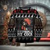 Christmas Ugly Sweater Cat Do It For Donuts Funny Sweater Gift For Men And Women
