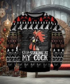 Ed Stop Staring At My Cock Chicken Lover Ugly Sweater