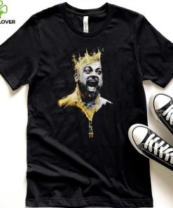 Eddie Kingston professional wrestler scream crown portrait shirt
