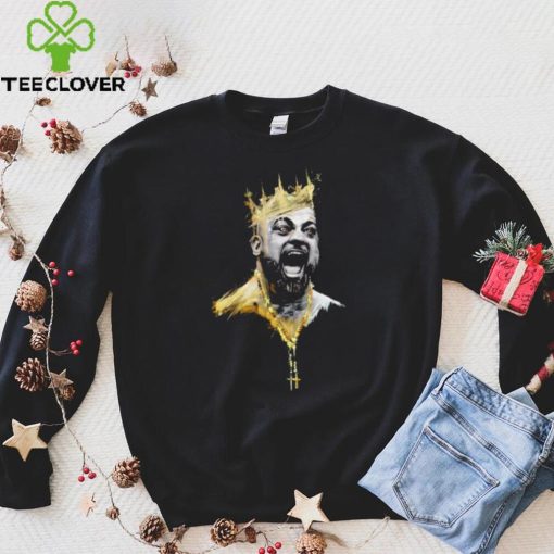 Eddie Kingston professional wrestler scream crown portrait hoodie, sweater, longsleeve, shirt v-neck, t-shirt