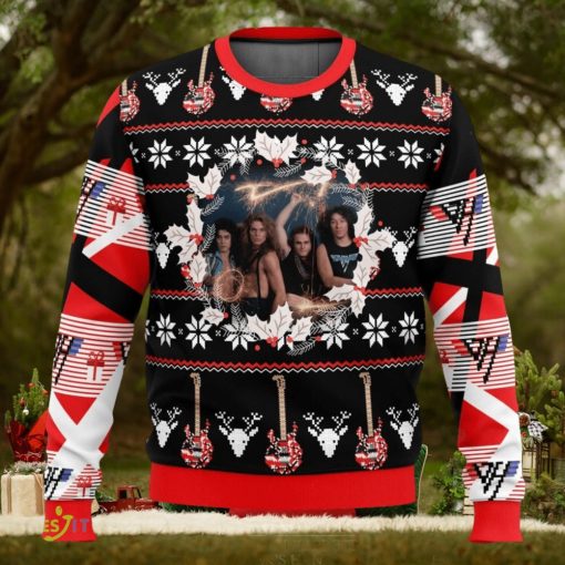 Eddie Van Halen Cute Ugly Christmas Sweater Christmas Gift For Family