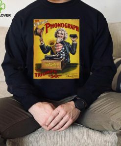 Edison Phonograph Vintage Uncle Sam Us Advertising Print Unisex T Shirt 1 Edison Phonograph Vintage Uncle Sam Us Advertising Print Unisex T Shirt