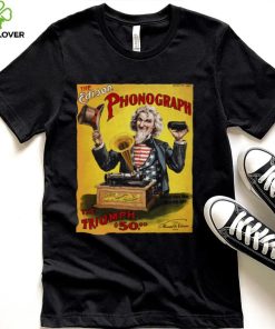 Edison Phonograph Vintage Uncle Sam Us Advertising Print Unisex T Shirt 2 Edison Phonograph Vintage Uncle Sam Us Advertising Print Unisex T Shirt