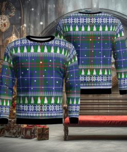 Edmonstone Tartan Christmas Ugly Sweater 3D Gift For Men And Women