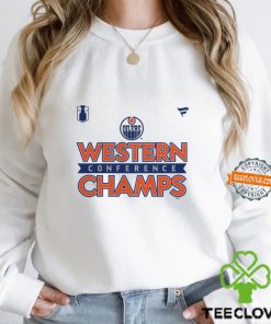 Edmonton Oilers 2024 Western Conference Champions Locker Room T Shirt