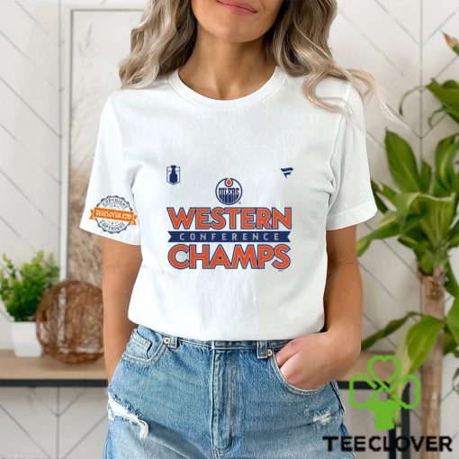 Edmonton Oilers 2024 Western Conference Champions Locker Room T Shirt