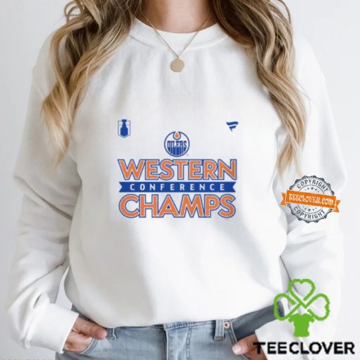 Edmonton Oilers 2024 Western Conference Champions Locker Room Unisex T Shirt