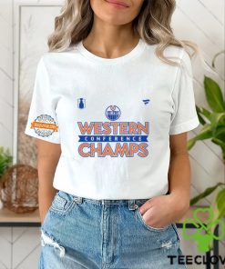 Edmonton Oilers 2024 Western Conference Champions Locker Room Unisex T Shirt