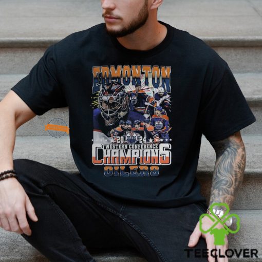 Edmonton Oilers 2024 Western Conference Champions T Shirt