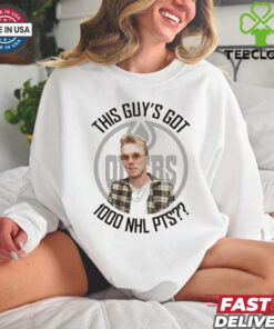 Edmonton Oilers Connor Mcdavid this guy’s got 1000 NHL points shirt