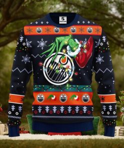 Edmonton Oilers Grinch Christmas Ugly Sweater