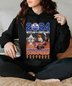 Edmonton Oilers Hockey 2024 Western Conference Champs Fan T Shirt