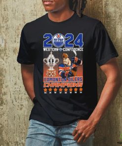 Edmonton Oilers Hockey 2024 Western Conference Champs Fan T Shirt