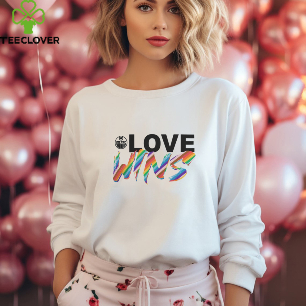 Edmonton Oilers Love Wins Pride 2024 Shirt Edmonton Oilers Love Wins Pride 2024 Shirt