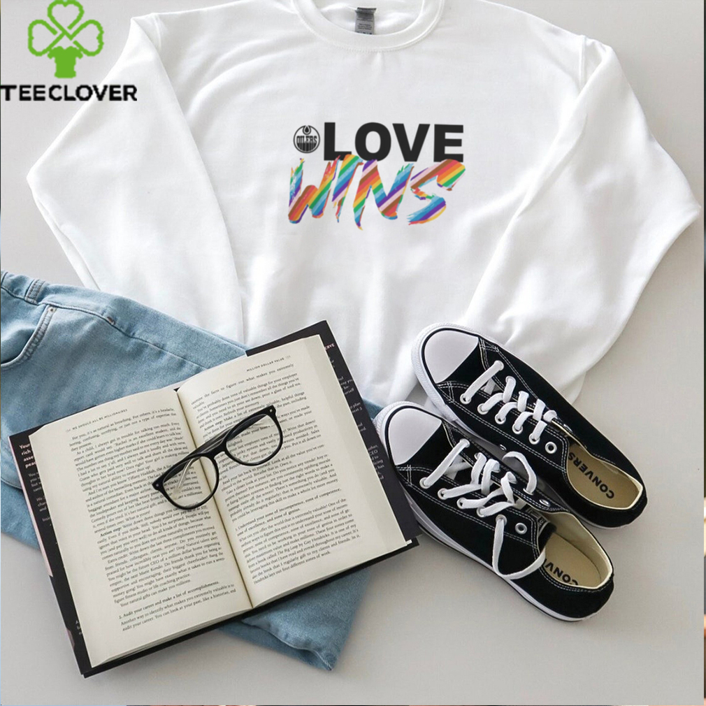 Edmonton Oilers Love Wins Pride 2024 Shirt Edmonton Oilers Love Wins Pride 2024 Shirt