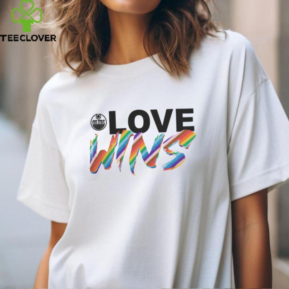 Edmonton Oilers Love Wins Pride 2024 Shirt Edmonton Oilers Love Wins Pride 2024 Shirt