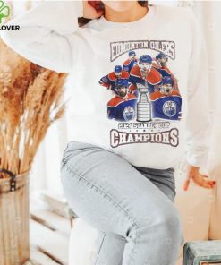 Edmonton Oilers NHL 2024 Stanley Cup Champions Trophy shirt