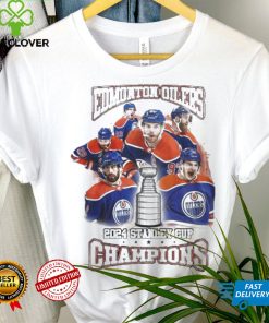 Edmonton Oilers NHL 2024 Stanley Cup Champions Trophy shirt