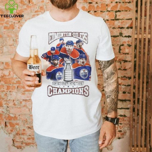 Edmonton Oilers NHL 2024 Stanley Cup Champions Trophy shirt