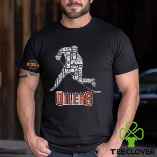 Edmonton Oilers NHL Player Skating Attacking 2024 Stanley Cup Champions Shirt