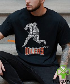 Edmonton Oilers NHL Player Skating Attacking 2024 Stanley Cup Champions Shirt