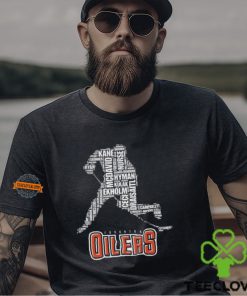 Edmonton Oilers NHL Player Skating Attacking 2024 Stanley Cup Champions Shirt