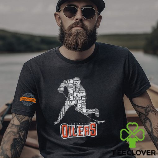 Edmonton Oilers NHL Player Skating Attacking 2024 Stanley Cup Champions Shirt