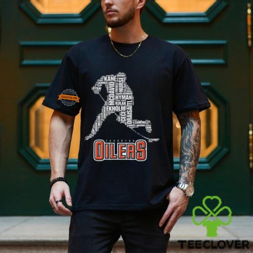 Edmonton Oilers NHL Player Skating Attacking 2024 Stanley Cup Champions Shirt