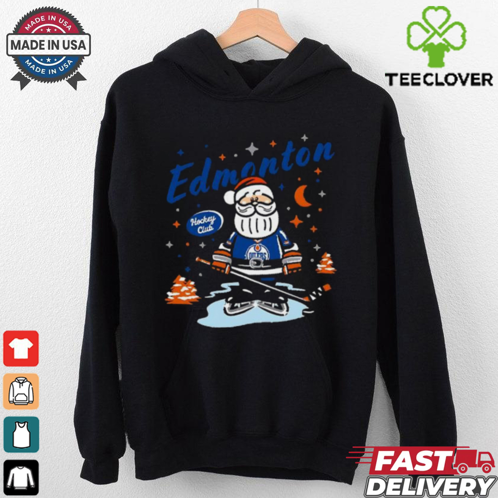 Edmonton Oilers Santa Claus Christmas 2024 shirt Edmonton Oilers Santa Claus Christmas 2024 shirt