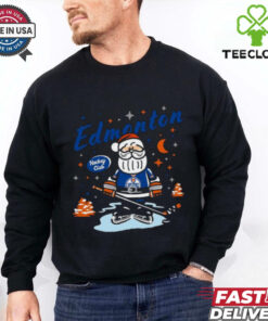 Edmonton Oilers Santa Claus Christmas 2024 shirt