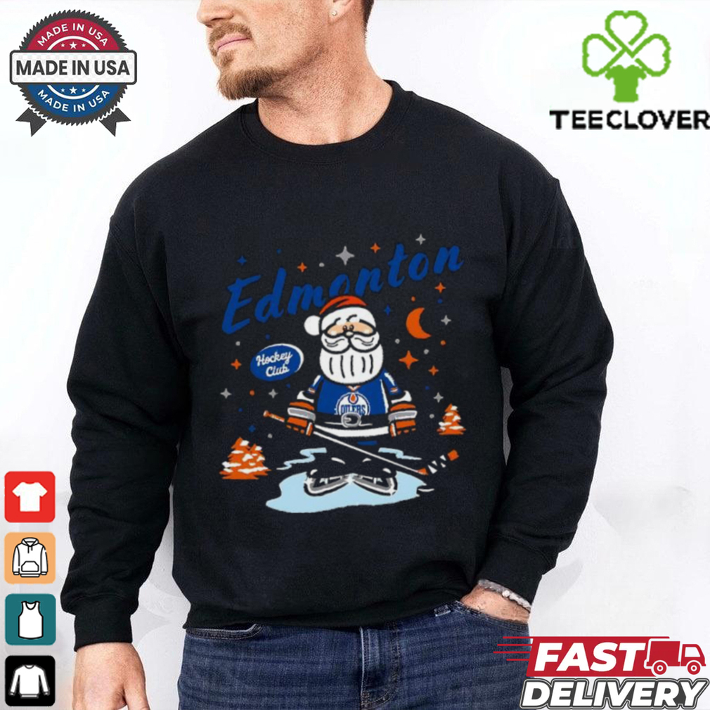 Edmonton Oilers Santa Claus Christmas 2024 shirt Edmonton Oilers Santa Claus Christmas 2024 shirt