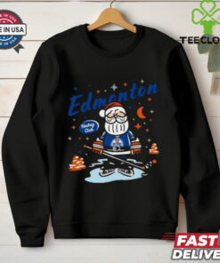 Edmonton Oilers Santa Claus Christmas 2024 shirt