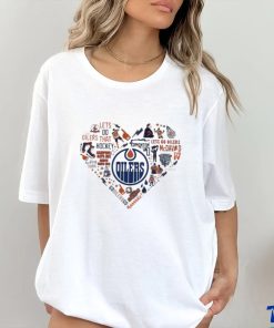 Edmonton Oilers Sport team heart shirt