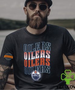 Edmonton Oilers Starter Four Team Name Logo Shirt