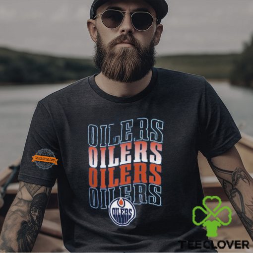 Edmonton Oilers Starter Four Team Name Logo Shirt