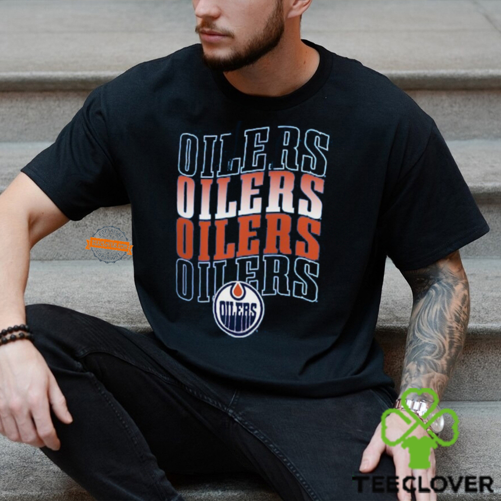 Edmonton Oilers Starter Four Team Name Logo Shirt Edmonton Oilers Starter Four Team Name Logo Shirt