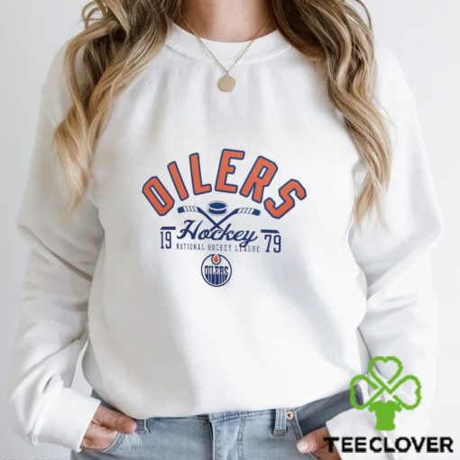 Edmonton Oilers Starter Puck Long Sleeve T Shirt