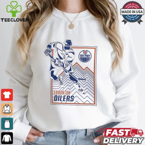 Edmonton Oilers Starter White Player Grid T Shirt