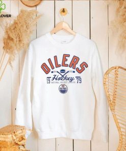 Edmonton Oilers Starter White Puck T Shirt