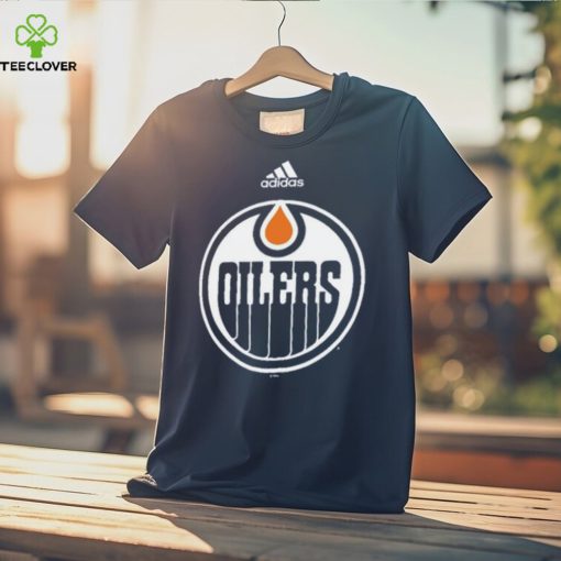 Edmonton Oilers adidas Primary Logo T Shirt