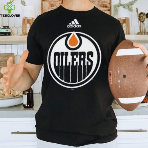 Edmonton Oilers adidas Primary Logo T Shirt