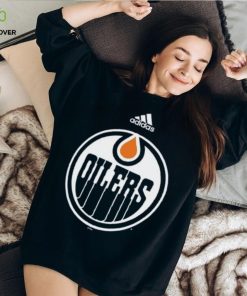 Edmonton Oilers adidas Primary Logo T Shirt