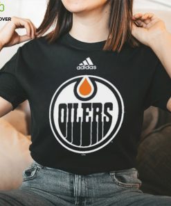 Edmonton Oilers adidas Primary Logo T Shirt