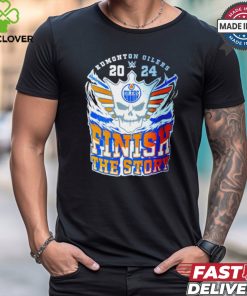 EdmontonOilers x Cody Rhodes 2024 finish the story shirt