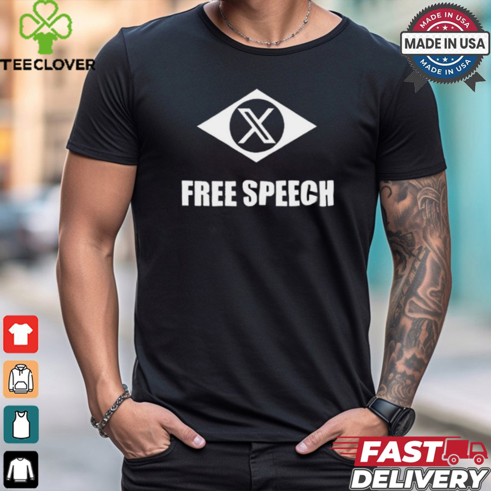 Eduardo Bolsonaro Wearing X Free Speech t shirt Eduardo Bolsonaro Wearing X Free Speech t shirt